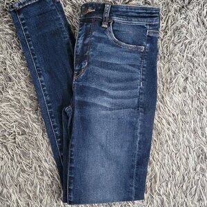 American Eagle Dark Blue Super Hi-RiseJegging Size 2